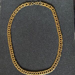 Vintage Gold Tone Chain Necklace